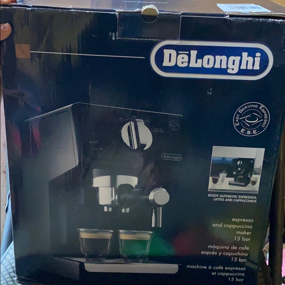 DeLonghi espresso and cappuccino maker